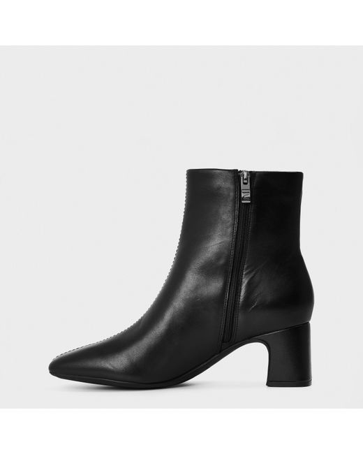 Clarks Black Fernie Zipped Ankle Heeled Boots