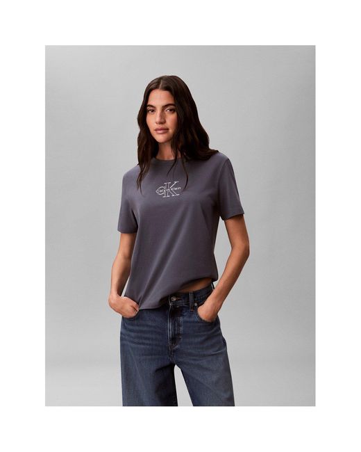 Calvin Klein Gray Logo T-Shirt
