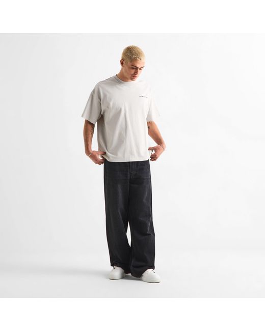 MKI Miyuki-Zoku Gray Script T-Shirt for men