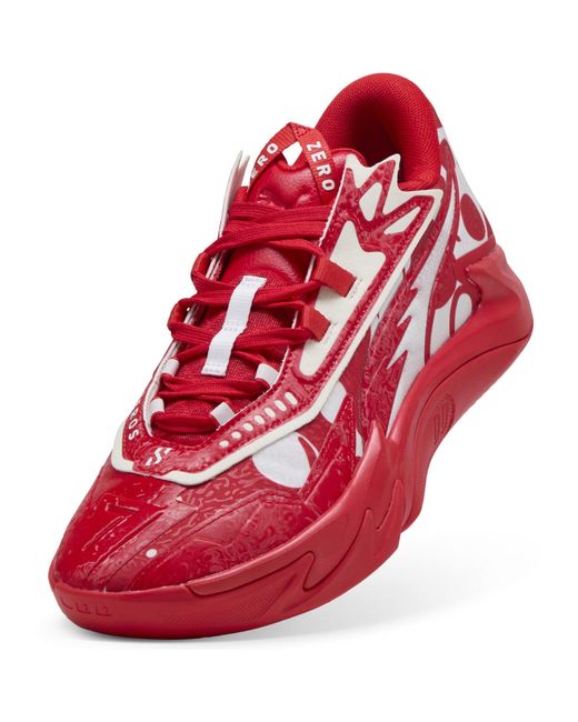 PUMA Red Scoot Zeros Ii Basketball Trainers for men
