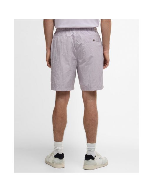 Barbour Purple Inline Shorts for men
