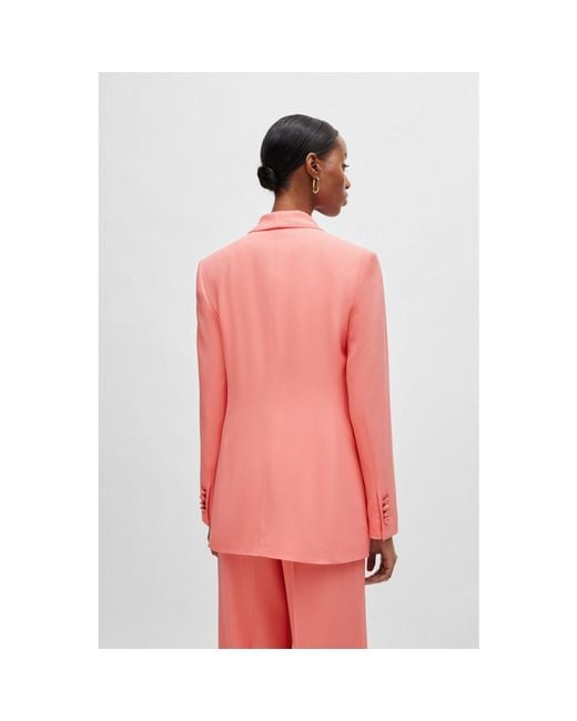 Boss Pink Jirea Tailored Formal Jacket