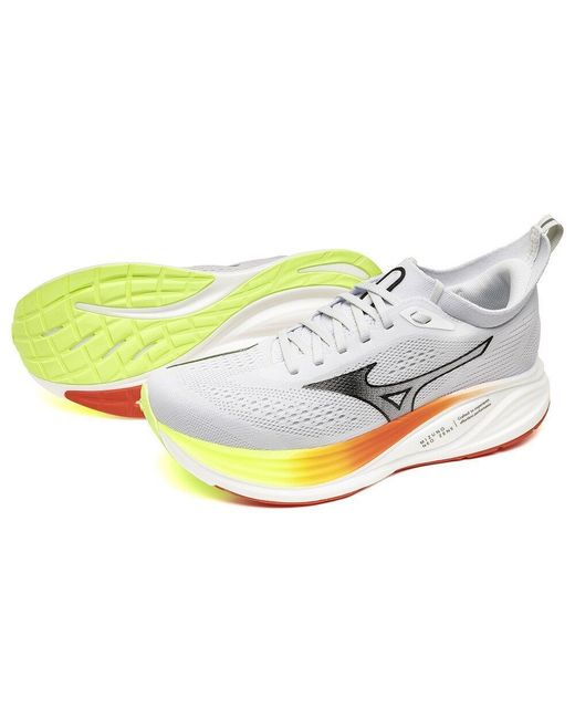 Mizuno White Neo Zen 2 Road Running Shoes for men