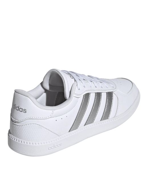 Adidas White Breaknet Sleek Trainers
