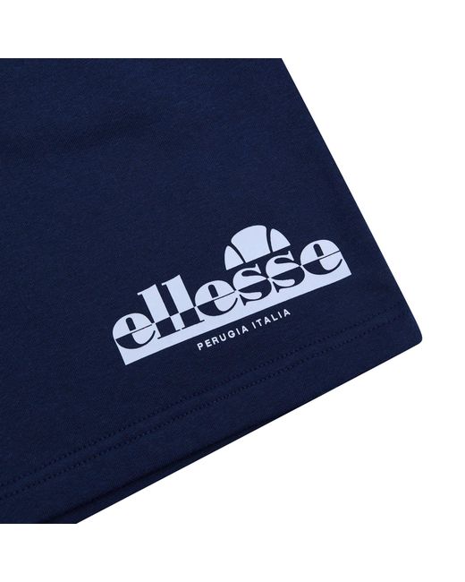 Ellesse Blue Fleece Jogger Shorts for men