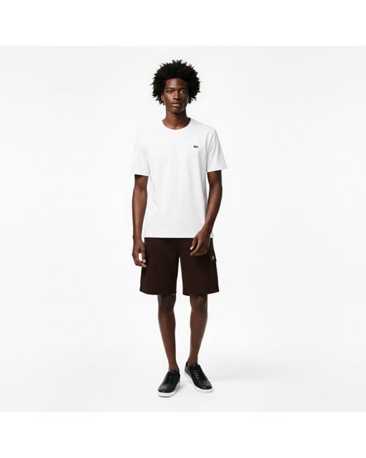 Lacoste Black Cargo Shorts for men