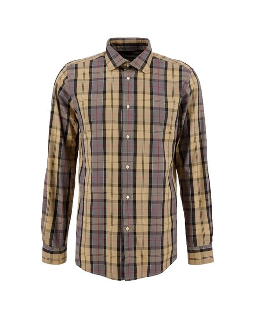 Barbour Brown Kenton Shirt for men