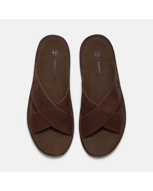 Timberland Brown Flat Sandals for men
