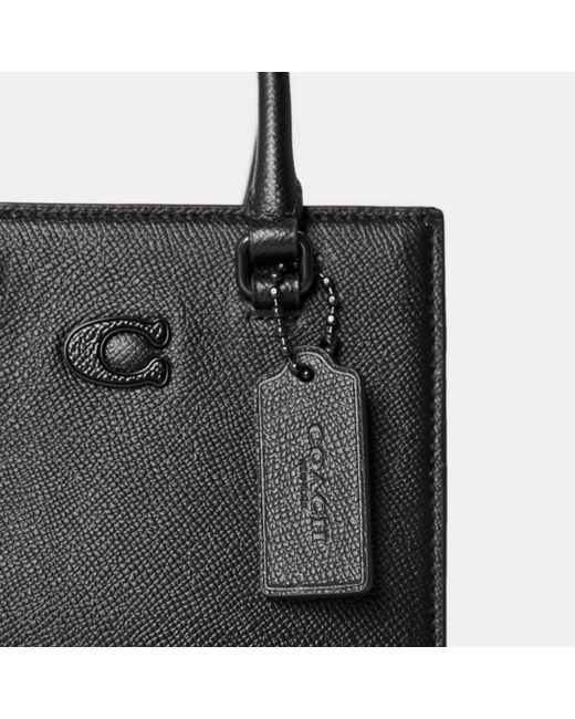 COACH Black Crossg Tote Bag