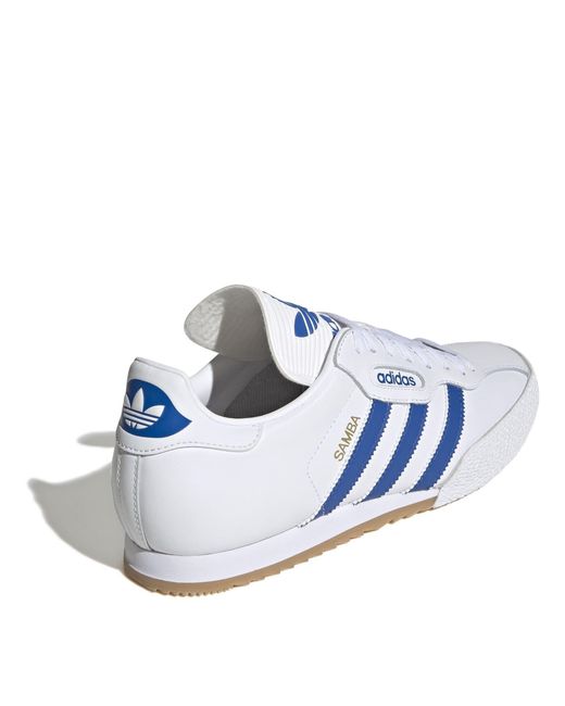 Adidas Blue Samba Super Trainers for men