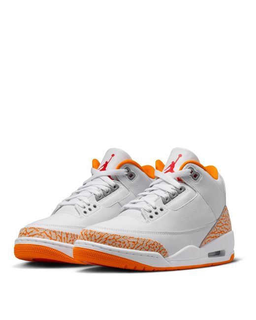 Nike White 3 Retro Citrus