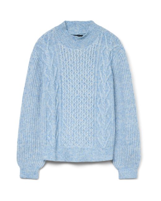 Vero Moda Blue Universe Crew Neck Jumper