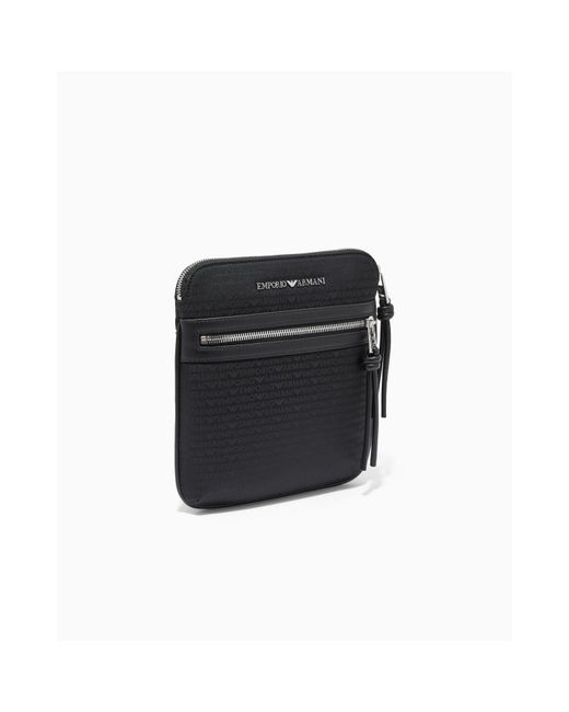 Emporio Armani Black Cross Body Bag for men