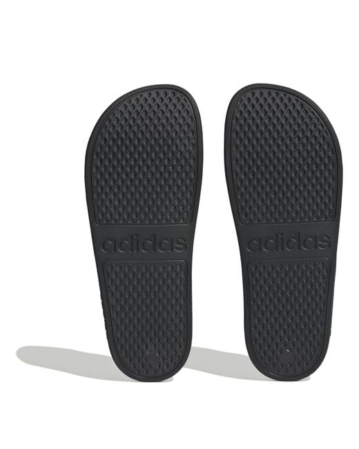 Adidas Black Adilette Aqua Slide
