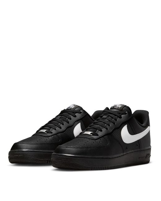 Nike Black Air Force 1 07 Shoes for men