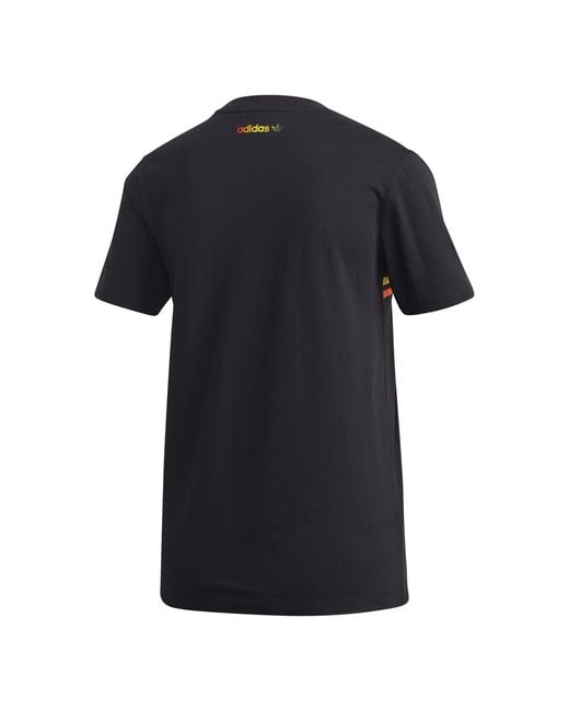 Adidas Originals Black Regular Fit Short-Sleeve T-Shirt