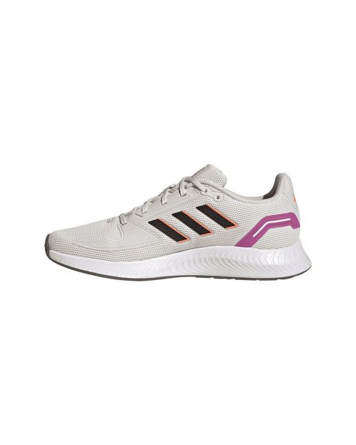 Adidas White Run Falcon 2.0 Running Shoes