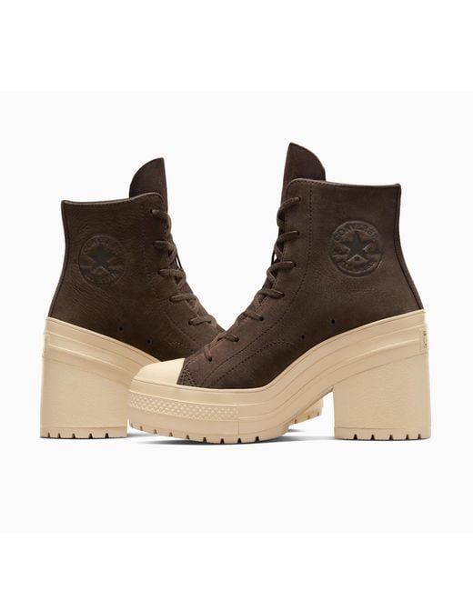 Converse Brown Adults Chuck 70 De Luxe Heel Pla High-Top Trainers