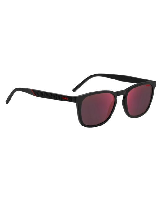 HUGO Black Round Sunglasses for men
