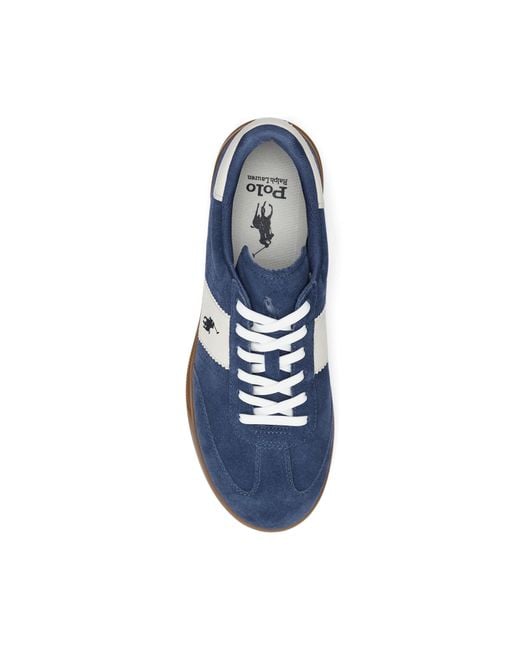 Polo Ralph Lauren Blue Heritage Aera Trainers for men