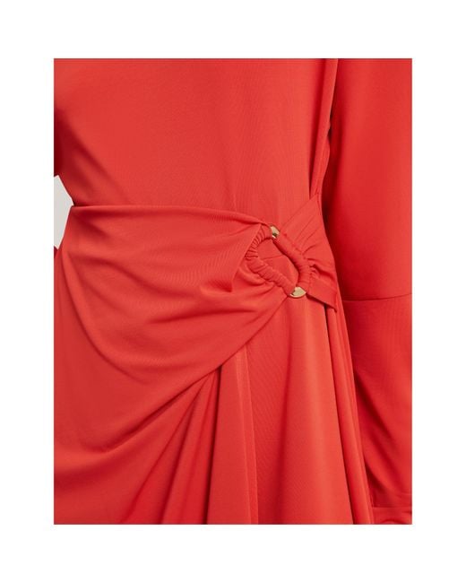Ted Baker Red Wrap Mini Dress