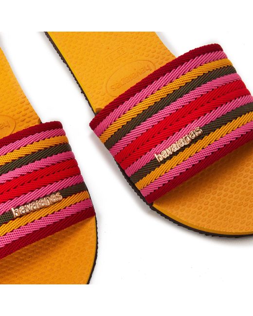Havaianas Red Hav. You Malta Mix Flip Flops