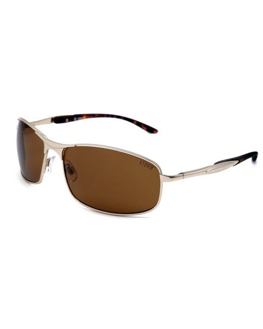 Storm Brown Aviator Sunglasses for men