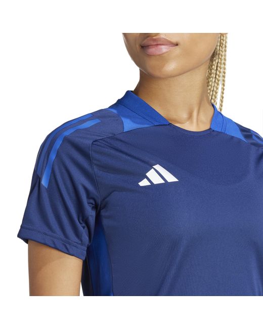 Adidas Blue Tiro24 C Trjerseyw T-Shirt