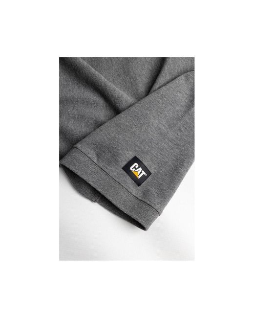 Caterpillar Gray Essentials Polo Shirt for men