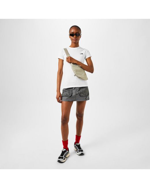 The North Face White Simple Dome Regular Fit T-Shirt