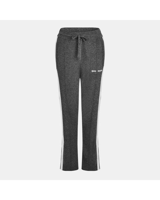 Palm Angels Gray Woven Relaxed Fit Joggers