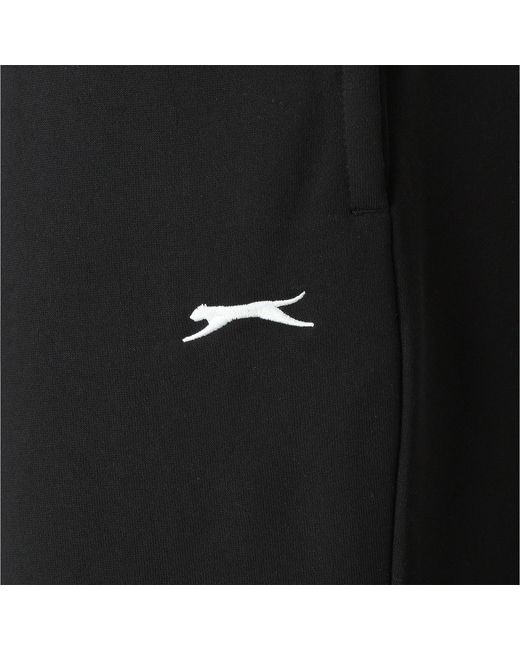 Slazenger 1881 Black Closed Hem Fleece Pants