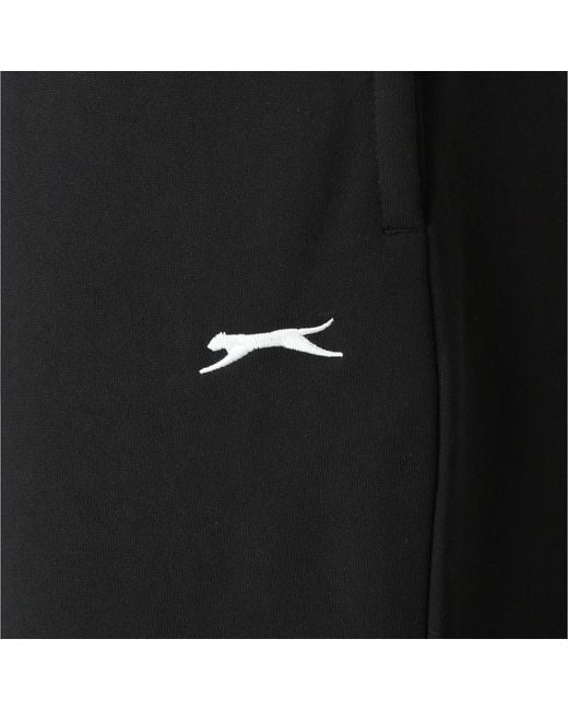 Slazenger 1881 Black Interlock Closed Hem Pant