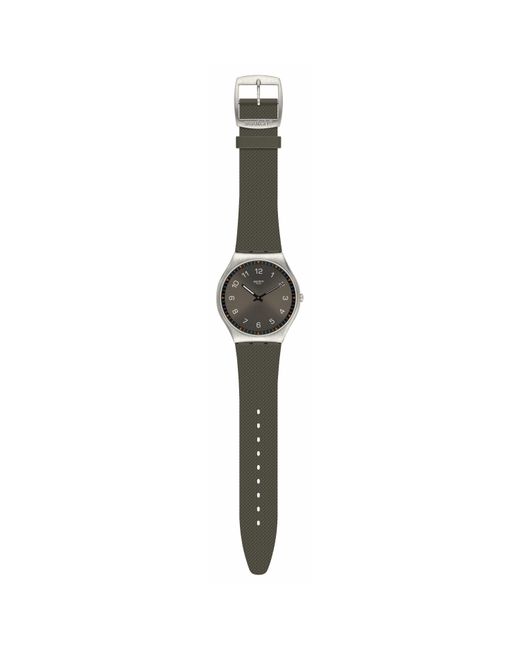 Swatch Metallic Skin Irony Slim Quartz Analogue Watch