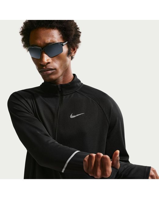 Nike Black Long Sleeve Performance Running Top for men