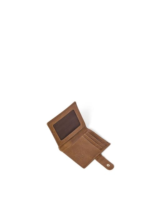 Osprey Natural Popper Leather Embossed Billfold Wallet for men