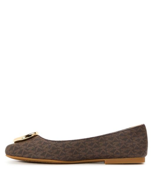 MICHAEL Michael Kors Brown Milan Ballet Pumps