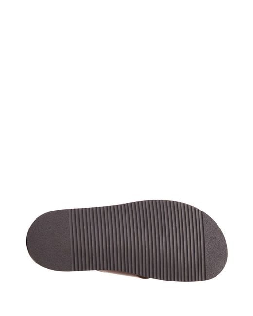Base London Brown Webb Slider for men