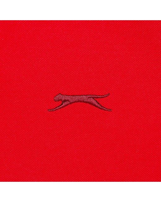 Slazenger 1881 Red Tipped Polo Shirt for men
