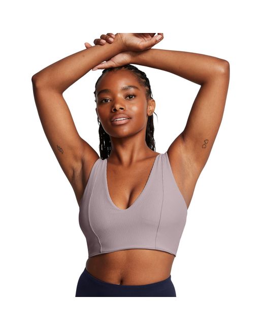 Under Armour Gray Rib Low Impact Sports Bra