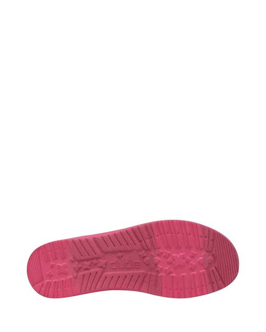 HeyDude Pink Wendy Funk Mono Shoes