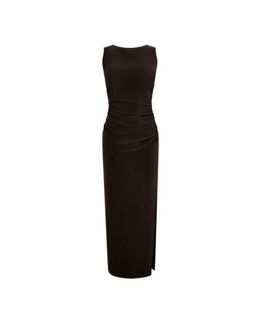 Norma Kamali Black Sleeveless Maxi Dress