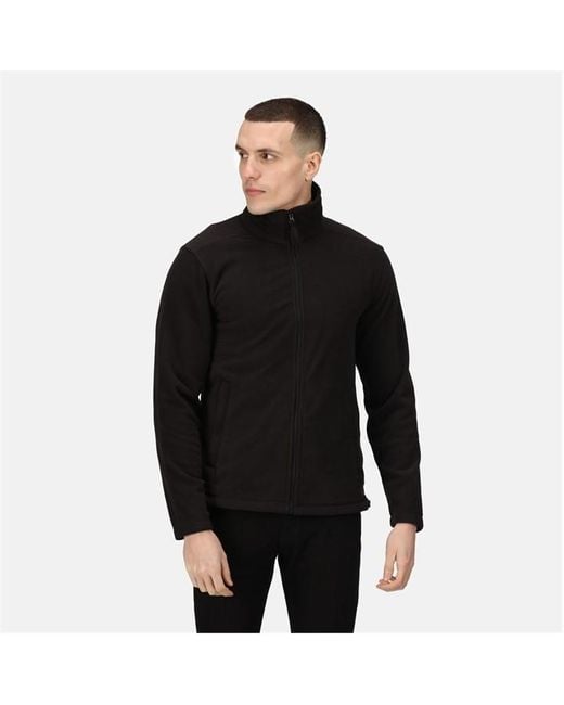 Regatta Black Micro Full Zip Fleece for men