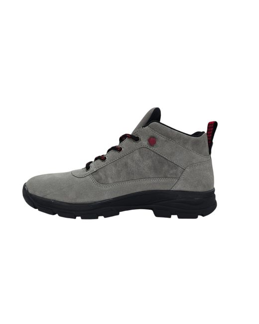 Firetrap Black Delia Premium Leather Ankle Lace Up Hiker Rugged Boots for men