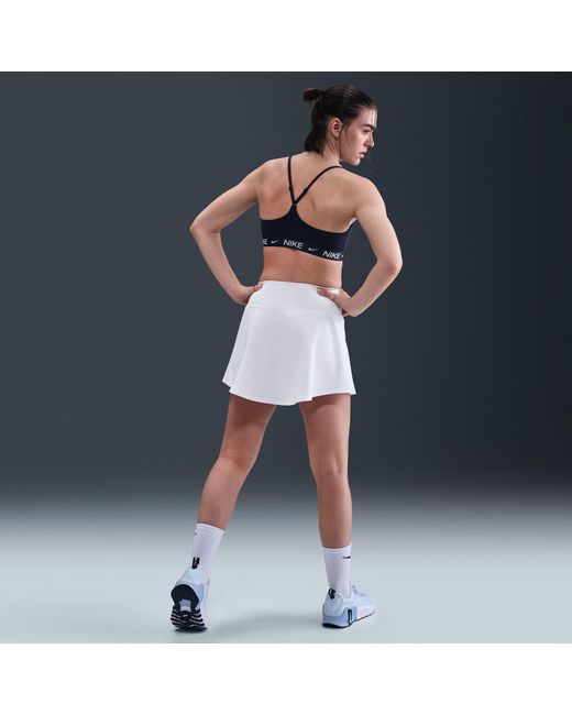 Nike Blue Indy Light Support Padded Sports Bra