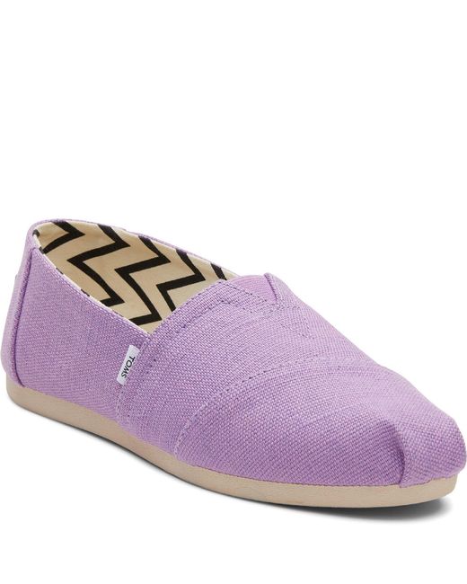 TOMS Purple Alpargata Classic Espadrilles Size 3