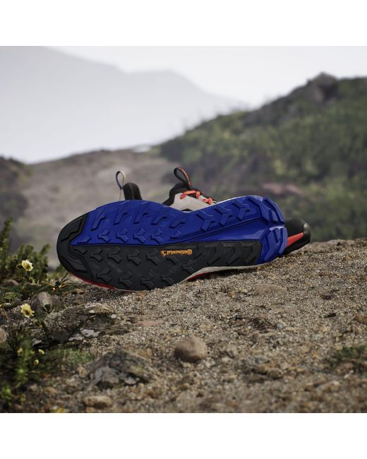 Adidas Blue Terrex Free Hiker Low Gtx Non Waterproof Hiking Shoes for men