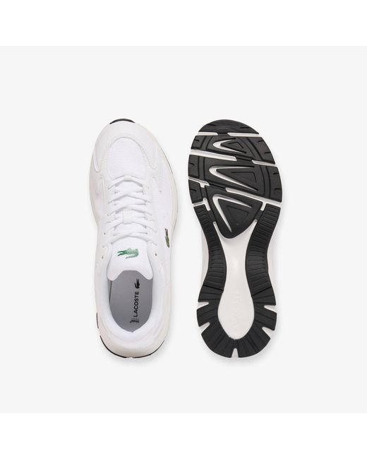 Lacoste White L003 Base Runners for men