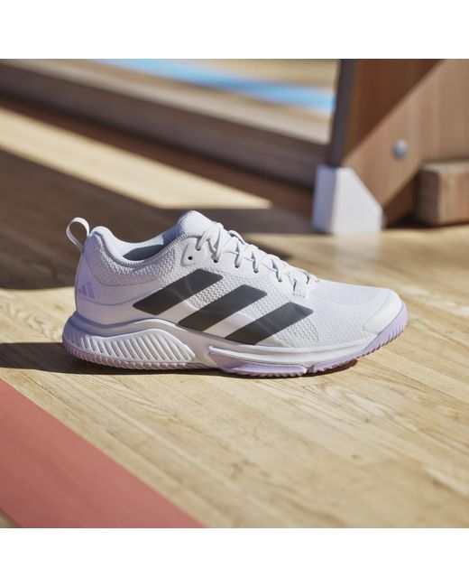 Adidas White Court Team Indoor Netball Shoes