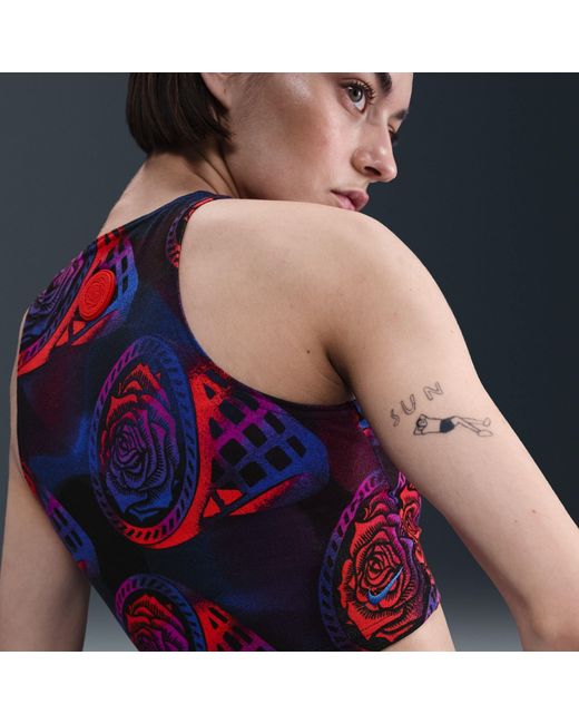 Nike Blue England Printed Tank Top 2025